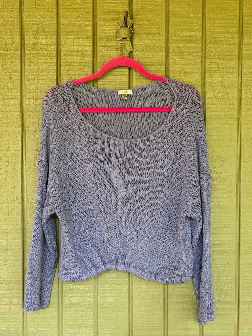 Urban Outfitters Ecote Open Knit Cropped Sweater L